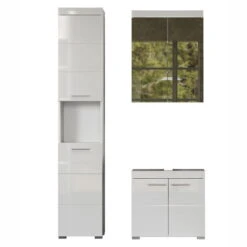 Trendteam Amanda Bad Kombination 3-teilig Weiß