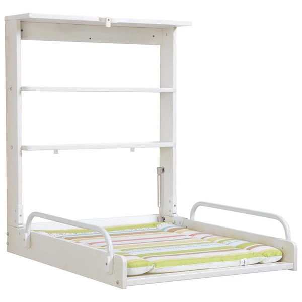 Roba Wandwickelregal Weiß Dschungelbaby Inkl. Wickelauflage, Klappbar Und Platzsparend 3 Roba Wandwickelregal Weiß Dschungelbaby Inkl. Wickelauflage, Klappbar Und Platzsparend