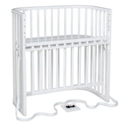 Babybay Boxspring Comfort Plus Beistellbett Weiß Lackiert Extra Belüftet