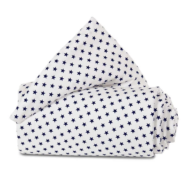 Babybay Nestchen Organic Cotton Für Original Weiß, Mit Sternen Blau 3 Babybay Nestchen Organic Cotton Für Original Weiß, Mit Sternen Blau