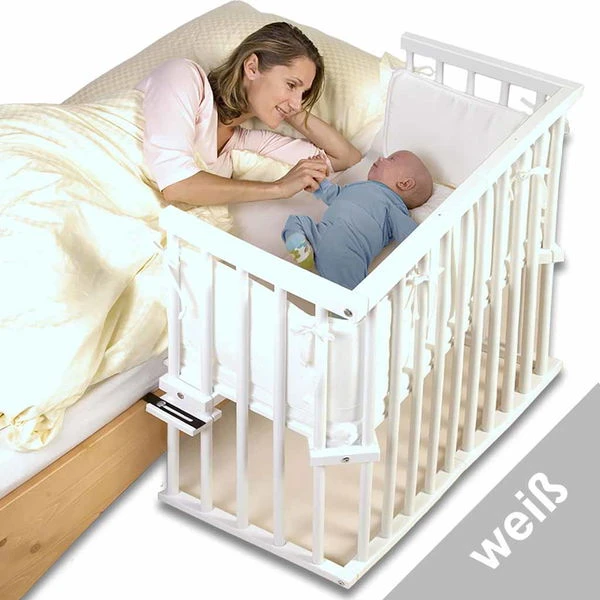 Babybay Midi Beistellbett Buche Weiß Lackiert Stillbett - Zum Aktionspreis, Portofrei 3 Babybay Midi Beistellbett Buche Weiß Lackiert Stillbett - Zum Aktionspreis, Portofrei