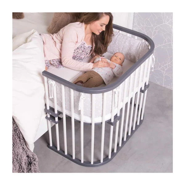 Babybay Maxi Beistellbett Schiefergrau/weiß Stillbett - Zum Aktionspreis 3 Babybay Maxi Beistellbett Schiefergrau/weiß Stillbett - Zum Aktionspreis