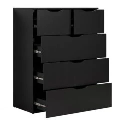 Trendteam Basix Kommode 5 Schubkästen Schwarz 6 Trendteam Basix Kommode 5 Schubkästen Schwarz -Babyartikelgeschäft basix ko 1709 033 32 dynamisch ge f freisteller 20220302