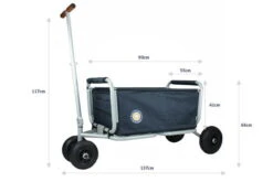 Beachtrekker LiFe Bollerwagen Blau Stabil Und Leicht Inkl. Feststellbremse -Babyartikelgeschäft beachtrekker life info abmessungen 1