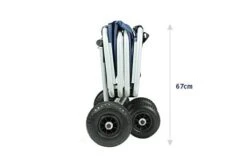 Beachtrekker LiFe Bollerwagen Blau Stabil Und Leicht Inkl. Feststellbremse -Babyartikelgeschäft beachtrekker life info abmessungen eingeklappt 1