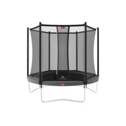Berg Favorit Regular 200 Trampolin Grau Mit Sicherheitsnetz Comfort