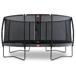 Auslaufmodell Berg Grand Champion Regular 350 Trampolin Grau Mit Sicherheitsnetz Deluxe | Oval