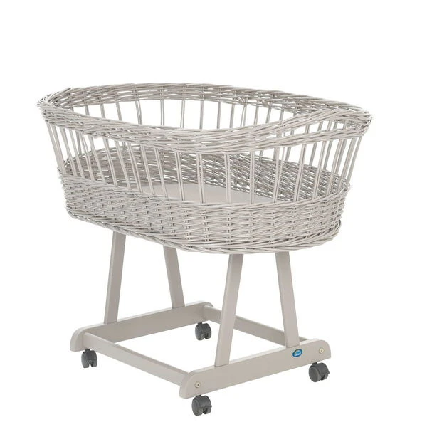 Alvi Birthe Stubenwagen Silbergrau Aktionspreis Vollmassiv Und Lackiert - Zubehör Wählbar 3 Alvi Birthe Stubenwagen Silbergrau Aktionspreis Vollmassiv Und Lackiert - Zubehör Wählbar