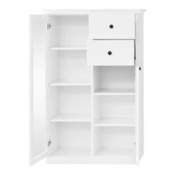 Trendteam Baxter Vitrine Klein Weiß Dekor -Babyartikelgeschäft brandson baxter wo 1860 860 01 dynamisch geoeffnet freisteller