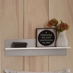 Schardt Classic Grey Wickelkommode Weiß/Grau 2 Türen, 1 Fach - Mit Wickelaufsatz -Babyartikelgeschäft classic grey wandbord