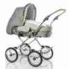 HESBA Condor Coupe Kinderwagen Außen 793 Innen 200 Teilleder Räder Schwarz 25 Cm, Ledergriff Greige -Babyartikelgeschäft condor coupe 250sl fb793 200 lg greige