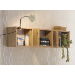 Mäusbacher Cordula Hängeregal 3er-Set Asteiche Dekor