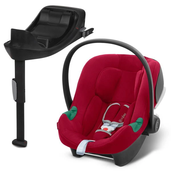 CYBEX Aton B2 I-Size Babyschale Dynamic Red Inklusive Base One Gruppe 0+ 3 CYBEX Aton B2 I-Size Babyschale Dynamic Red Inklusive Base One Gruppe 0+