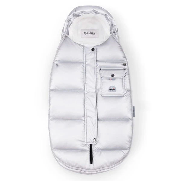 CYBEX Platinum Winter Fußsack Mini Arctic Silver Passend Für Cloud Z I-Size 5 CYBEX Platinum Winter Fußsack Mini Arctic Silver Passend Für Cloud Z I-Size – Bild 3