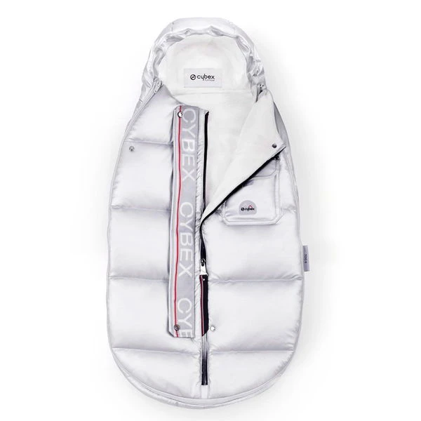 CYBEX Platinum Winter Fußsack Mini Arctic Silver Passend Für Cloud Z I-Size 3 CYBEX Platinum Winter Fußsack Mini Arctic Silver Passend Für Cloud Z I-Size