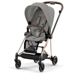 CYBEX MIOS Kinderwagen Manhattan Grey Plus New Generation Gestell Wählbar -Babyartikelgeschäft cyb 21 int y045 mios luxseat inlay magr rogo plus 1