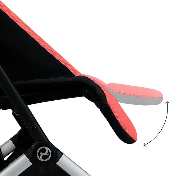 Cybex Orfeo Hibiscus Red | Gestell Silber 9 Cybex Orfeo Hibiscus Red | Gestell Silber – Bild 7