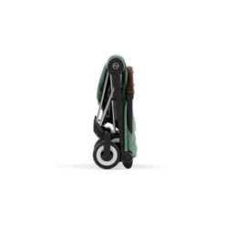CYBEX Coya Chrome Dark Brown Leaf Green -Babyartikelgeschäft cyb 23 int y090 coya legr chbr fold