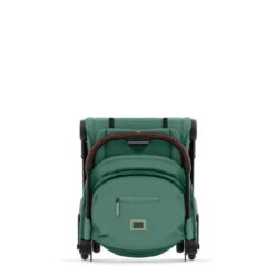CYBEX Coya Chrome Dark Brown Leaf Green -Babyartikelgeschäft cyb 23 int y180 coya legr chbr fold