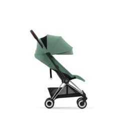 CYBEX Coya Chrome Dark Brown Leaf Green -Babyartikelgeschäft cyb 23 int y270 coya legr chbr canopy