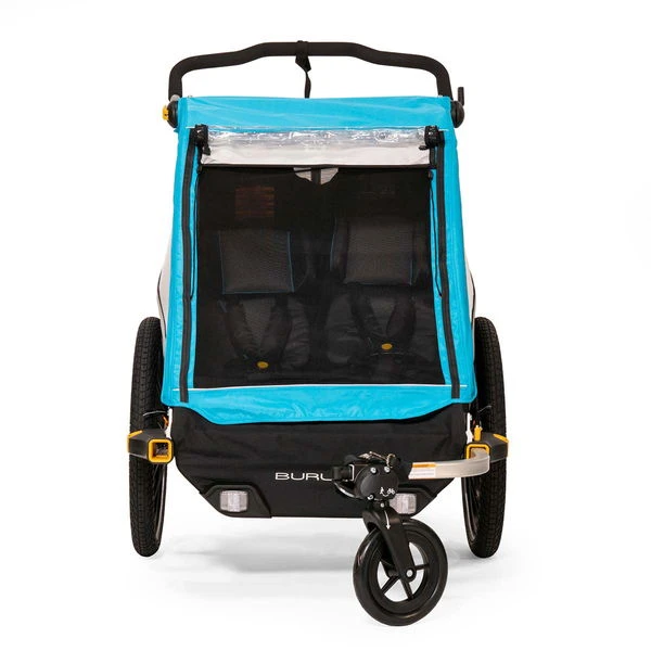 Burley D´Lite X Fahrradanhänger Aqua 2-Sitzer Mit Buggy-Funktion 4 Burley D´Lite X Fahrradanhänger Aqua 2-Sitzer Mit Buggy-Funktion – Bild 2