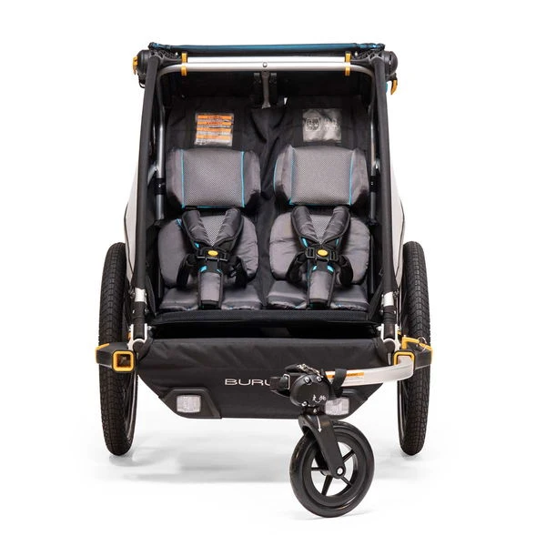 Burley D´Lite X Fahrradanhänger Aqua 2-Sitzer Mit Buggy-Funktion 8 Burley D´Lite X Fahrradanhänger Aqua 2-Sitzer Mit Buggy-Funktion – Bild 6