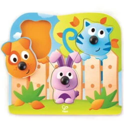 Hape Knopfpuzzle Haustiere E1309