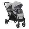 Joie Evalite Duo Geschwisterwagen Gray Flannel -Babyartikelgeschäft evalite duo gray flannel angle 1
