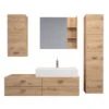 Trendteam Geo Badmöbel Inkl. Waschbecken 5-teilig Artisan Eiche 1 Trendteam Geo Badmöbel Inkl. Waschbecken 5-teilig Artisan Eiche -Babyartikelgeschäft geo bd 1751 903 92 frontal mit becken freisteller