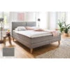 Meise Möbel Greta Boxspringbett 160 X 200 Cm Taupe Stoff - Inklusive Lieferung -Babyartikelgeschäft greta porto taupe mit detail stoff 8781 17b fein gr 2