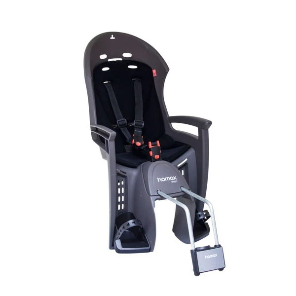 Hamax Smiley Fahrradsitz Grau/Schwarz Abschließbare Halterung | Portofrei 3 Hamax Smiley Fahrradsitz Grau/Schwarz Abschließbare Halterung | Portofrei