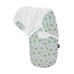 Alvi Wickeltuch Harmonie BIO-Baumwolle Drifting Leaves - Für Babys Von 0 Bis 12 Wochen