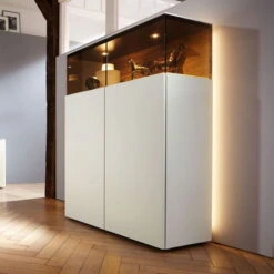 Hülsta Gentis 8R Vitrine - Hochglanz-Lack Akzent Naturstamm - 2 Türen Mit Glasfüllung 6 Hülsta Gentis 8R Vitrine - Hochglanz-Lack Akzent Naturstamm - 2 Türen Mit Glasfüllung -Babyartikelgeschäft huelsta gentis 155042f3