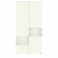 Hülsta Neo Wohnwand Vitrine 1 Schubkasten Und 3 Türen Lack Weiß -Babyartikelgeschäft huelsta neo 134432f4
