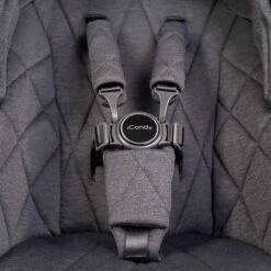 ICandy Orange Double Combo Dark Slate Marl Phantom Geschwisterkinderwagen | Inkl. Praktischem Zubehör -Babyartikelgeschäft icandy orange harness close up 4