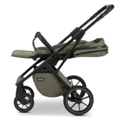 Moon Piú Kombi-Kinderwagen Moss Green/black Matt Zubehör Bundle -Babyartikelgeschäft k24 piu 64960630 sportsitzflach mossgreen 655 7 left 1