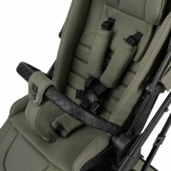 Moon Piú Kombi-Kinderwagen Moss Green/black Matt Zubehör Bundle -Babyartikelgeschäft k24 piu 64960630 sportsitzgurtsystem mossgreen 655 1