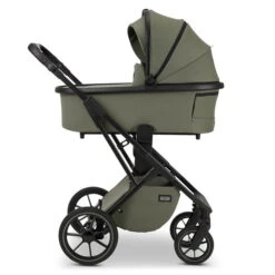 Moon Piú Kombi-Kinderwagen Moss Green/black Matt Zubehör Bundle -Babyartikelgeschäft k24 piu 64960630 wanne mossgreen 655 3 right 1