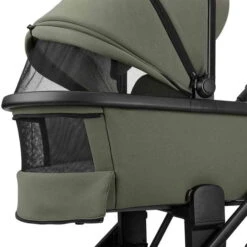 Moon Piú Kombi-Kinderwagen Moss Green/black Matt Zubehör Bundle -Babyartikelgeschäft k24 piu 64960630 wannenfensteroffen mossgreen 655 1