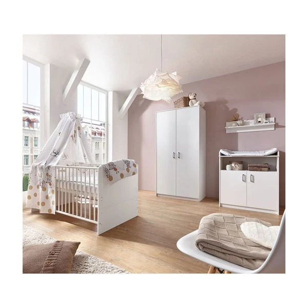 Schardt Classic White Kinderzimmer Mit Umbaukit Mit Zweitürigem Schrank 3 Schardt Classic White Kinderzimmer Mit Umbaukit Mit Zweitürigem Schrank