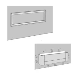 Hülsta Gentis Wohnwand 3 - Akzent Naturstamm - Breite 316,8 Cm -Babyartikelgeschäft led beleuchtung 6