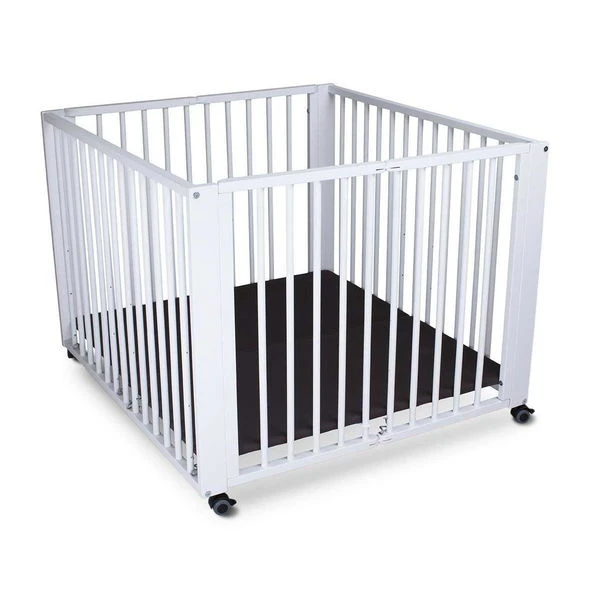 TiSsi Moritz Laufgitter Aus Massiv Buche Weiß Platzsparend Faltbar Mit Rollen 6 TiSsi Moritz Laufgitter Aus Massiv Buche Weiß Platzsparend Faltbar Mit Rollen – Bild 4