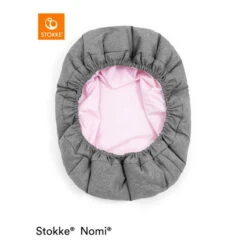 Stokke® Nomi® Newborn Set White/Grey Pink -Babyartikelgeschäft nomi newborncover grey pink 220901 5568 rt 2