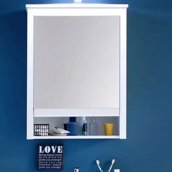 Trendteam Ole Spiegelschrank Weiß 4 Trendteam Ole Spiegelschrank Weiß – Bild 2