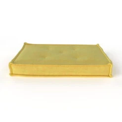 Nature Kid Palettensofa Flach Gelb Mit Recycelter Schaumstofffüllung