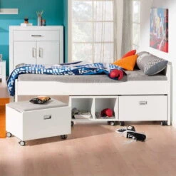 Paidi Fiona Kojenbett Kreideweiß In 90x200 Cm Niedriges Fußteil