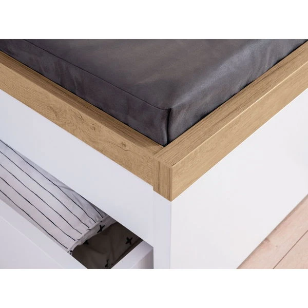 Paidi Oscar Jugendliege 140x200 Cm Kreideweiß/Eiche-Nebraska 5 Paidi Oscar Jugendliege 140x200 Cm Kreideweiß/Eiche-Nebraska – Bild 3