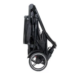 Phil&teds Dot Buggy Inklusive Sitzauflage Sky -Babyartikelgeschäft phil teds dot buggy charcoal folded side view 4