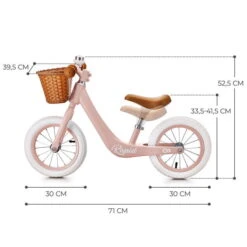 Kinderkraft RAPID Laufrad Rosa 21 Kinderkraft RAPID Laufrad Rosa -Babyartikelgeschäft rapid pink dimensions