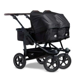 Tfk Duo 2 Kombi Kinderwagen Schwarz Luftrad-Set